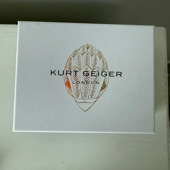 Kurt Geiger Plum Quilted Mini Bag with Gold Chain - Picture 5 of 5